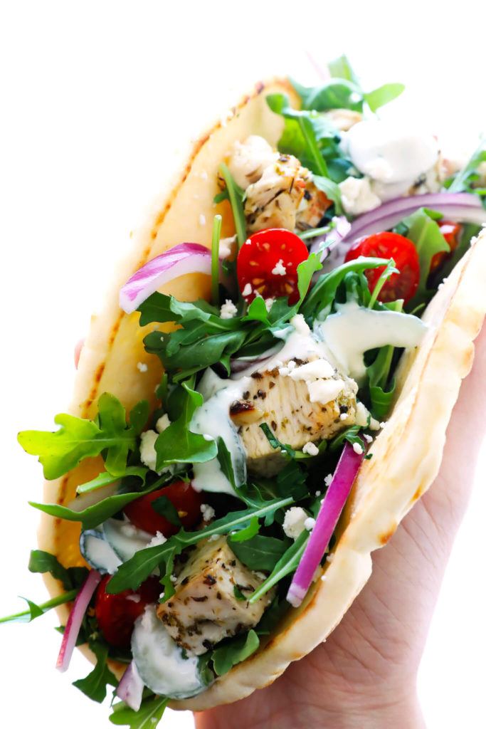 Chicken Souvlaki with Tzatziki Sauce Recipe | Just Among Friends
