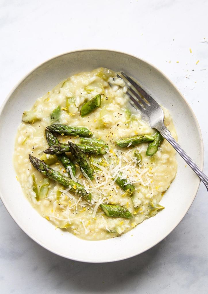 Asparagus Risotto Recipe | Just Among Friends