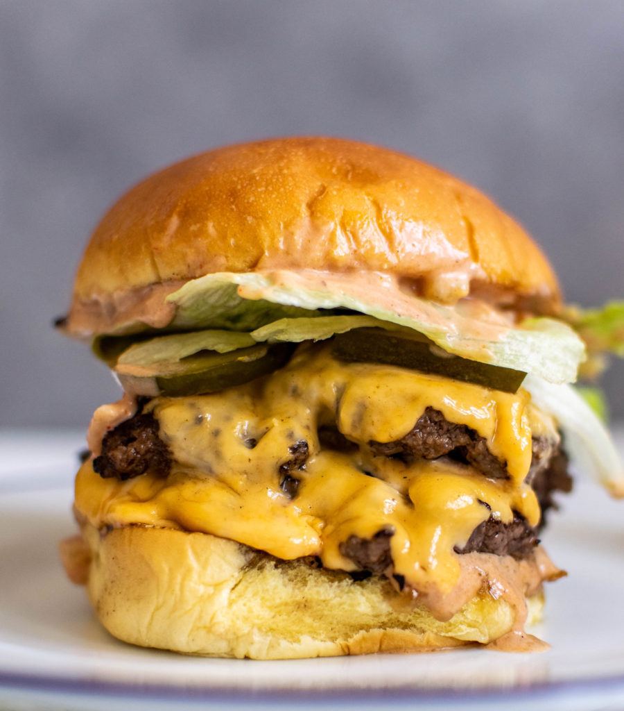 Double-Double Burgers with Quad Sauce | Just Among Friends