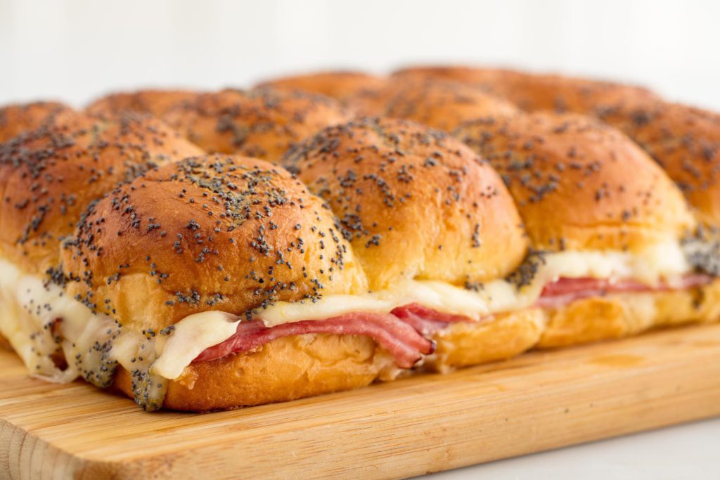 Hawaiian Ham & Swiss Slider Recipe | Just Among Friends