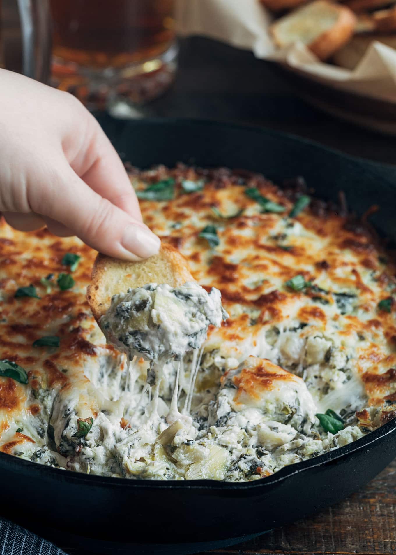 Hot Spinach and Artichoke Dip Recipe | Just Among Friends